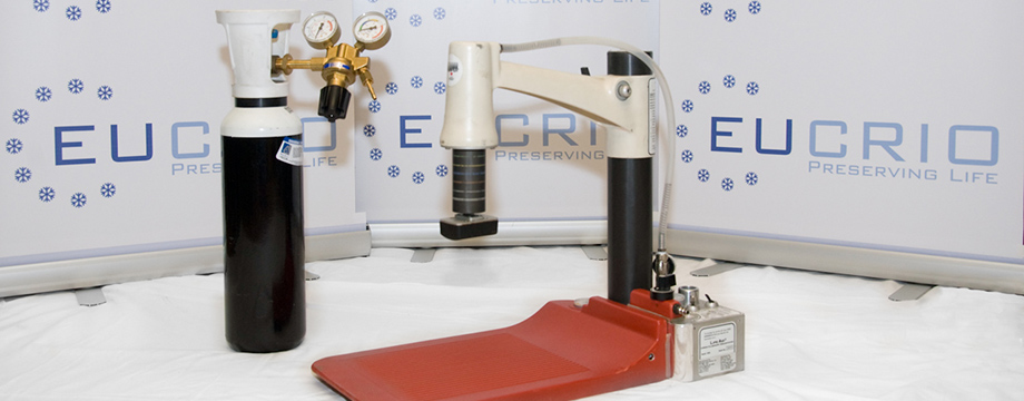 Cryonics transport preparation